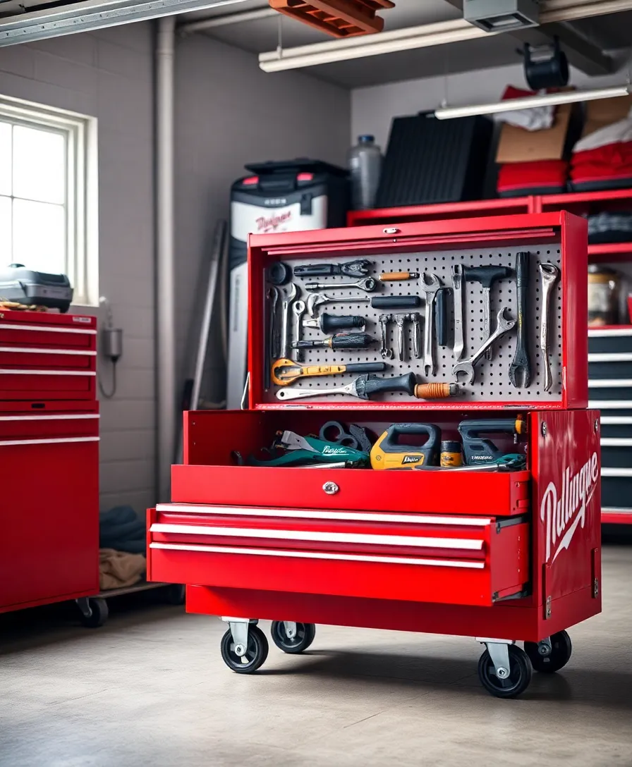 22 Innovative Garage Storage Ideas That'll Blow Your Mind! - 9. Tool Chest on Wheels