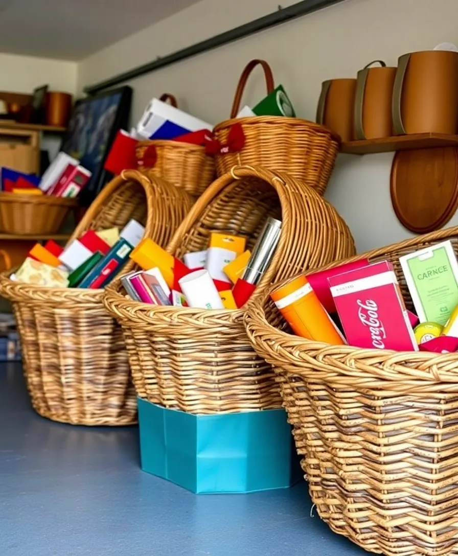 22 Innovative Garage Storage Ideas That'll Blow Your Mind! - 20. Decorative Baskets