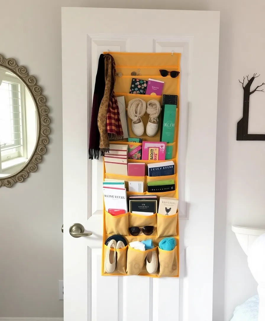 21 Budget-Friendly Bedroom Storage Hacks to Keep Your Space Tidy! - 3. Hanging Shoe Organizers