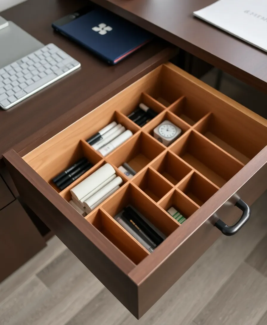 25 Compact Storage Ideas for Small Offices That Make a Big Impact (You Won't Believe #12!) - 10. Drawer Dividers