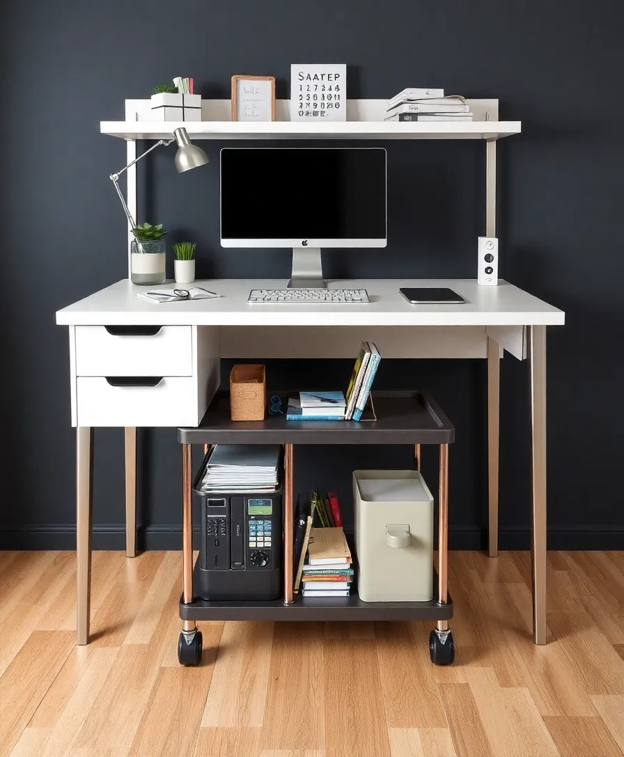 25 Compact Storage Ideas for Small Offices That Make a Big Impact (You Won't Believe #12!) - 3. Under-Desk Storage Solutions