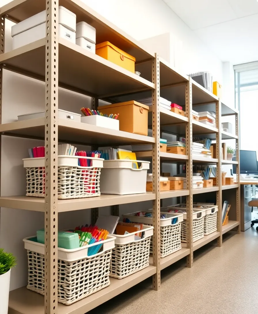 25 Compact Storage Ideas for Small Offices That Make a Big Impact (You Won't Believe #12!) - 12. Under-Shelf Baskets