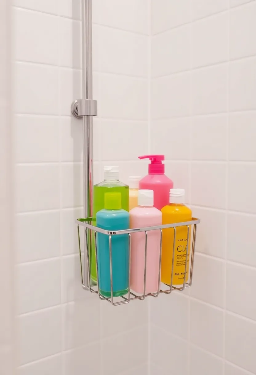 21 Small Bathroom Storage Ideas That'll Transform Your Tiny Space! - 11. Shower Caddy