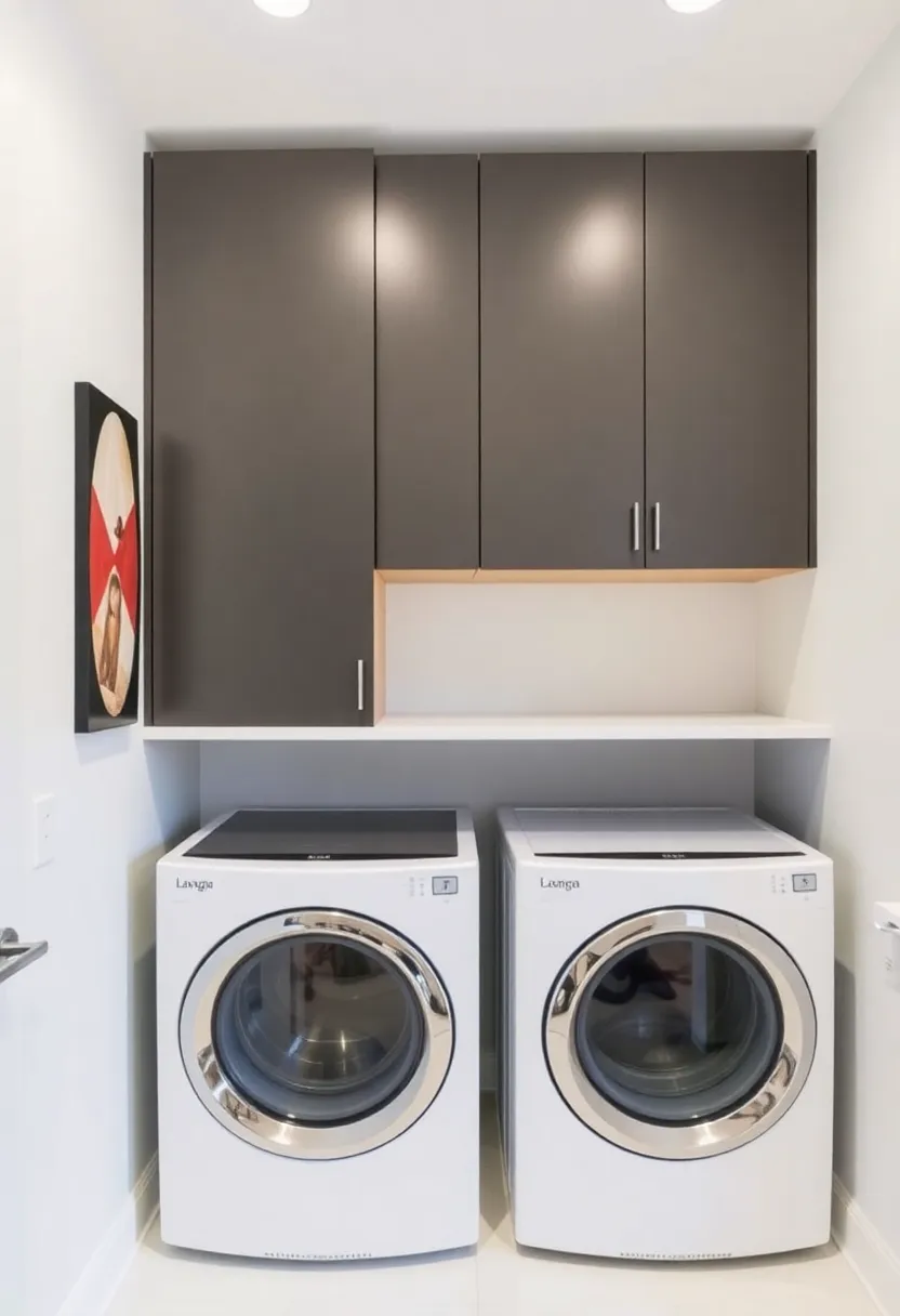 22 Laundry Room Storage Ideas That'll Make You Say 'Why Didn't I Think of That?' - 16. Floating Cabinets