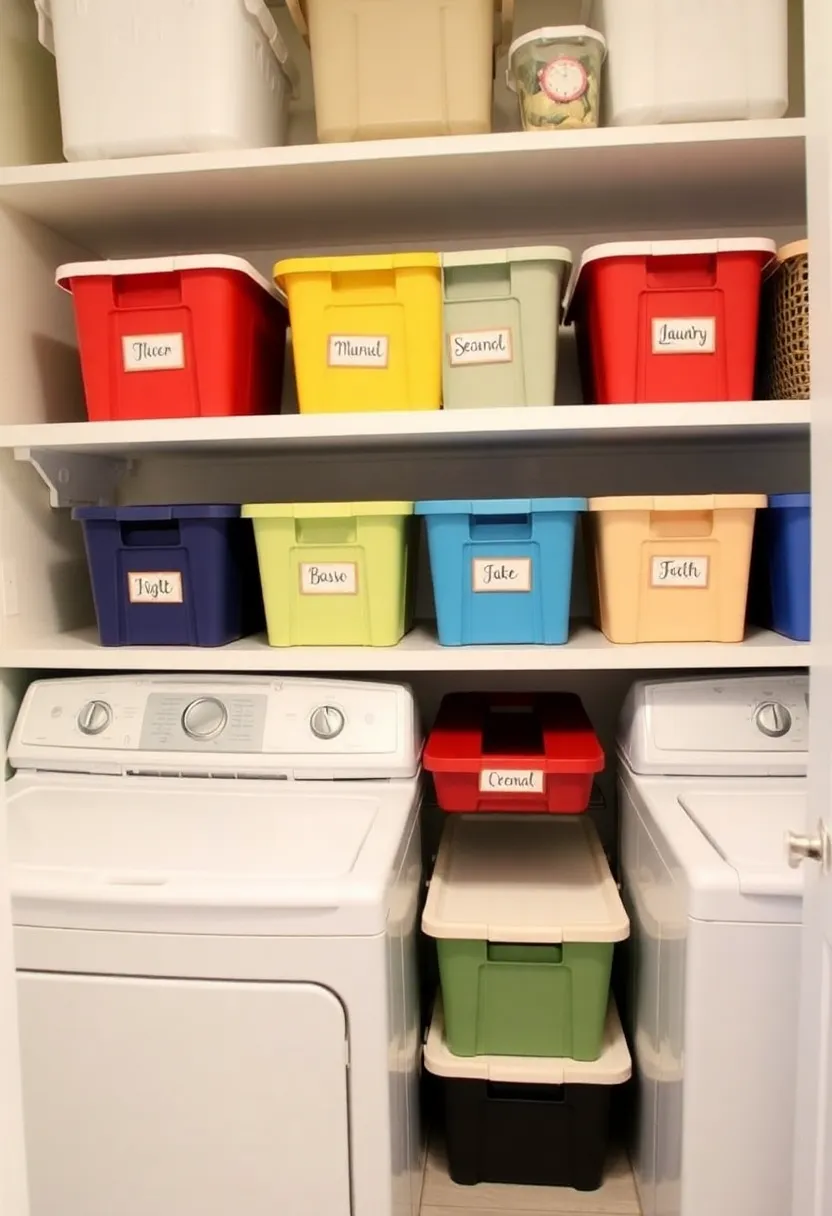 22 Laundry Room Storage Ideas That'll Make You Say 'Why Didn't I Think of That?' - 21. Seasonal Storage Solutions