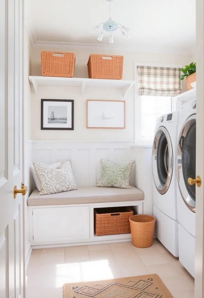 22 Laundry Room Storage Ideas That'll Make You Say 'Why Didn't I Think of That?' - 17. Multi-Functional Furniture