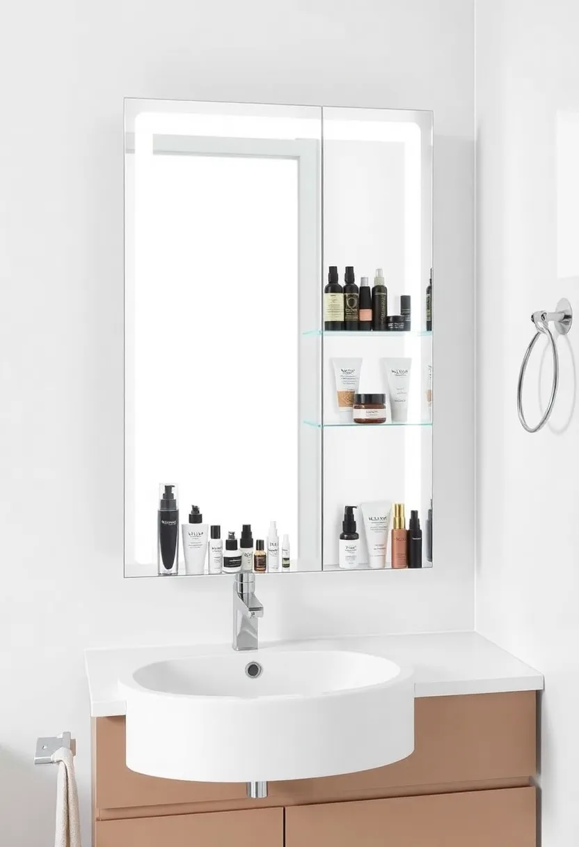 21 Genius Bathroom Organization Ideas You Never Knew You Needed (#10 Will Shock You!) - 20. Multi-Functional Mirrors