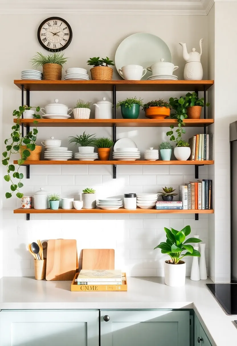 21 Space-Saving Kitchen Storage Hacks You’ve Never Seen Before! - 10. Wall-Mounted Shelves