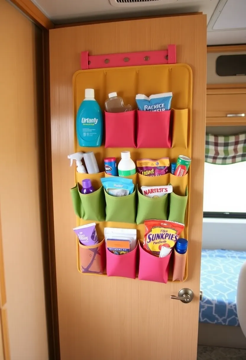 21 Ingenious Camper Storage Ideas That'll Maximize Every Inch of Your Space! - 3. Hanging Shoe Organizer