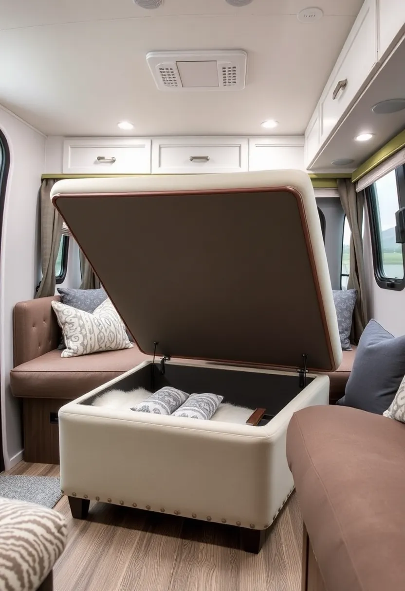 21 Ingenious Camper Storage Ideas That'll Maximize Every Inch of Your Space! - 7. Hidden Storage Compartments