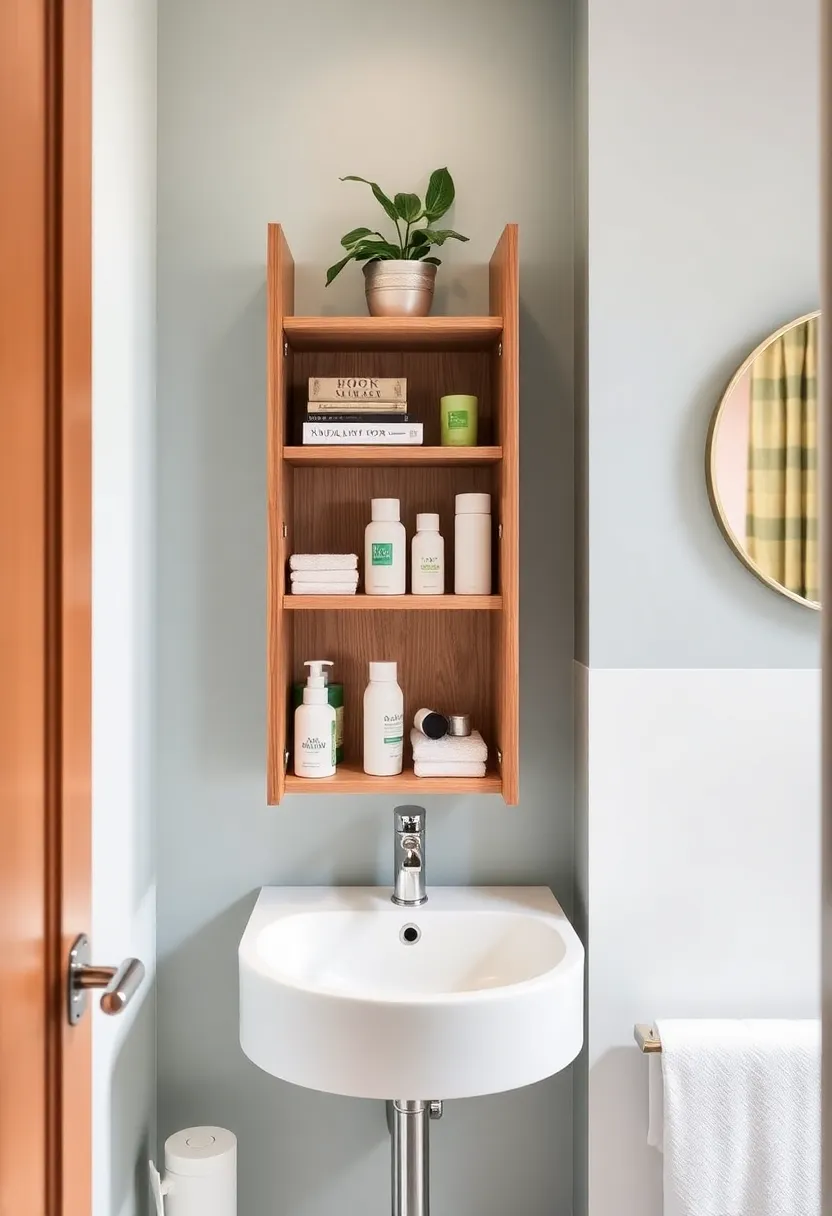 21 Small Bathroom Storage Ideas That'll Transform Your Tiny Space! - 10. Slim Storage Cabinet