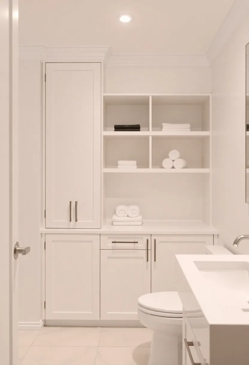 21 Small Bathroom Storage Ideas That'll Transform Your Tiny Space! - 21. Built-In Storage