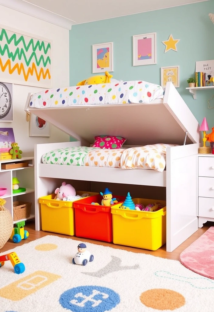 21 Under Bed Storage Ideas That'll Transform Your Clutter into Clever Space Savers! - 11. Under Bed Toy Storage